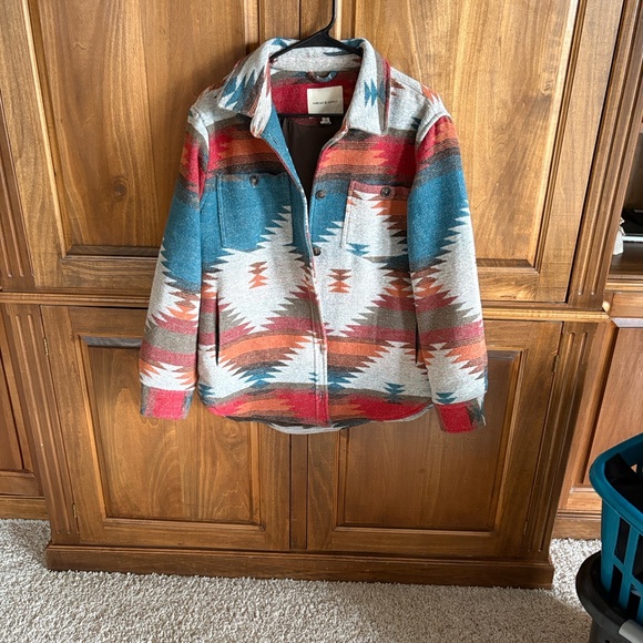 Aztec print Shacket - Picture 1 of 4